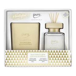 Ipuro Time To Glow 50ml + 125g - Geurstokjes & Geurkaars