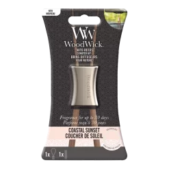 Woodwick Auto Reed Starter Kit Coastal Sunset - Auto Parfum
