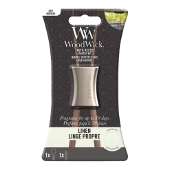 Woodwick Auto Reed Starter Kit Linen - Auto Parfum