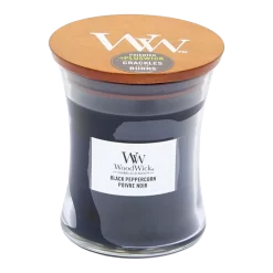 Woodwick Black Peppercorn Medium Candle - Geurkaars