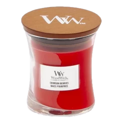 Woodwick Crimson Berries Mini Candle - Geurkaars