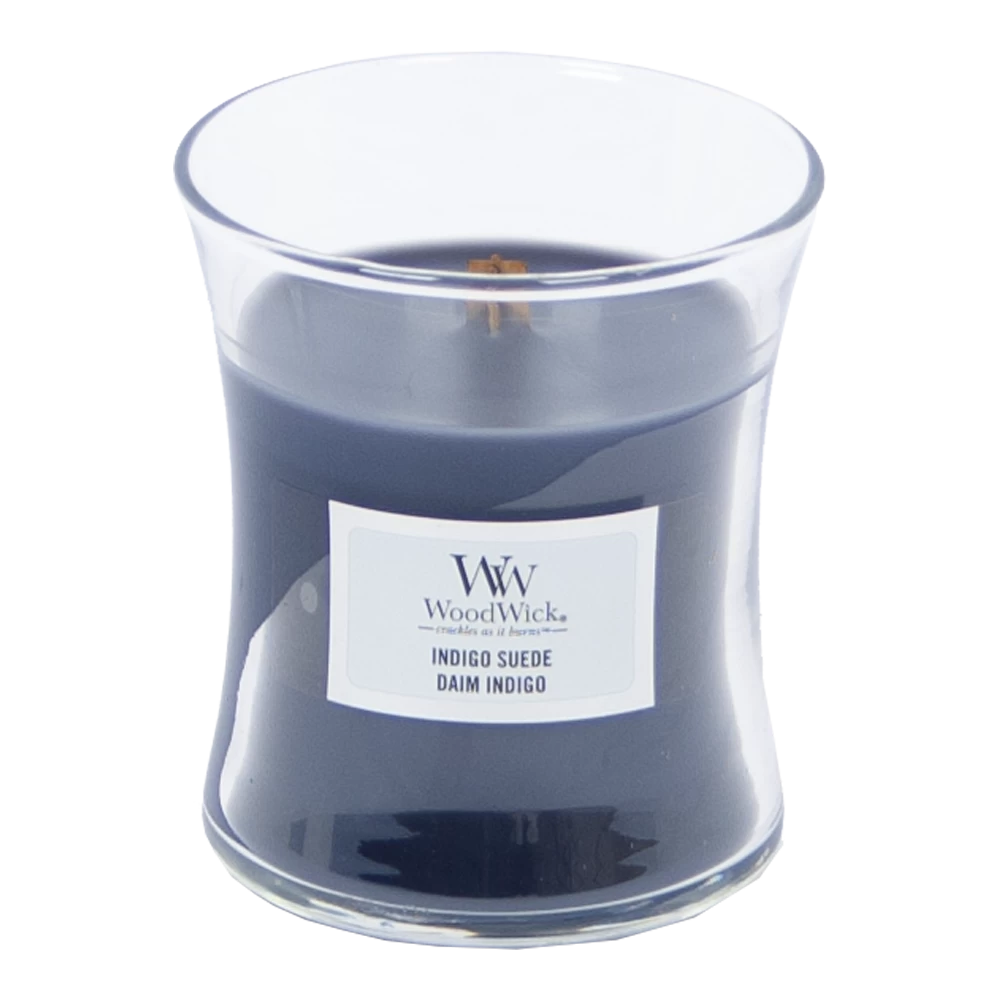 Woodwick Indigo Suede Mini Candle 2 Woodwick Indigo Suede Mini Candle - Afbeelding 2