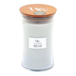 Woodwick Lavender & Cedar Large Candle - Geurkaars