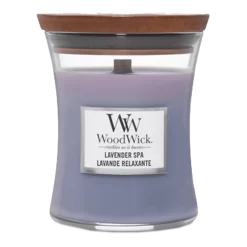 Woodwick Lavender Spa Medium Candle - Geurkaars