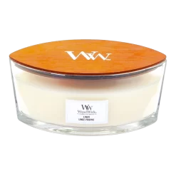 Woodwick Linen Ellipse Candle - Geurkaars