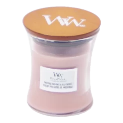 Woodwick Pressed Blooms & Patchouli Mini Candle - Geurkaars