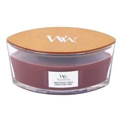 Woodwick Smoked Walnut & Maple Ellipse Candle - Geurkaars