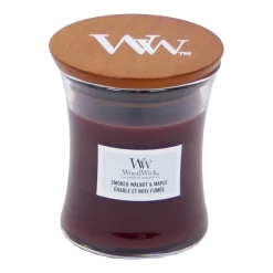 Woodwick Smoked Walnut & Maple Mini Candle - Geurkaars