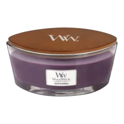 Woodwick Spiced Blackberry Ellipse Candle - Geurkaars