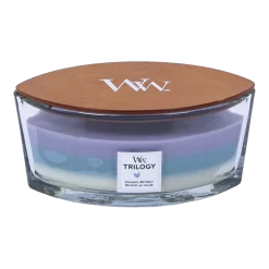 Woodwick Trilogy Calming Retreat Ellipse Candle - Geurkaars
