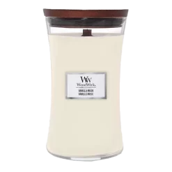 Woodwick Vanilla Musk Large Candle - Geurkaars