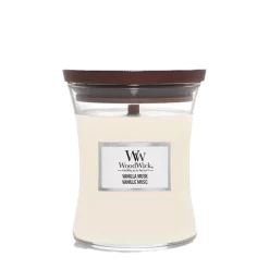 Woodwick Vanilla Musk Medium Candle - Geurkaars