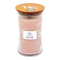Woodwick Vanilla & Sea Salt Large Candle - Geurkaars