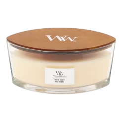 Woodwick White Honey Ellipse Candle - Geurkaars