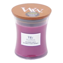 Woodwick Wild Berry & Beets Medium Candle - Geurkaars
