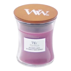 Woodwick Wild Berry & Beets Mini Candle - Geurkaars