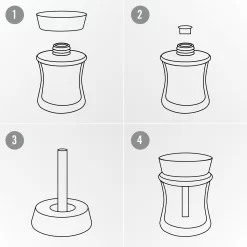 WoodWick WW Sand & Driftwood Home Fragrance Diffuser -Aromatherapie Kaarsen Winkel ww sand driftwood spill proof home fragrance 4 5